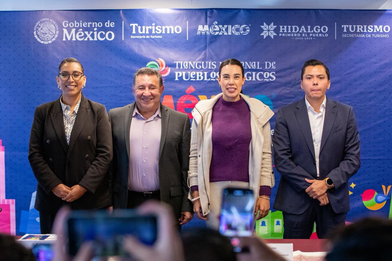 Sectur presenta el Tianguis Nacional de Pueblos Mágicos 2025 en Hidalgo